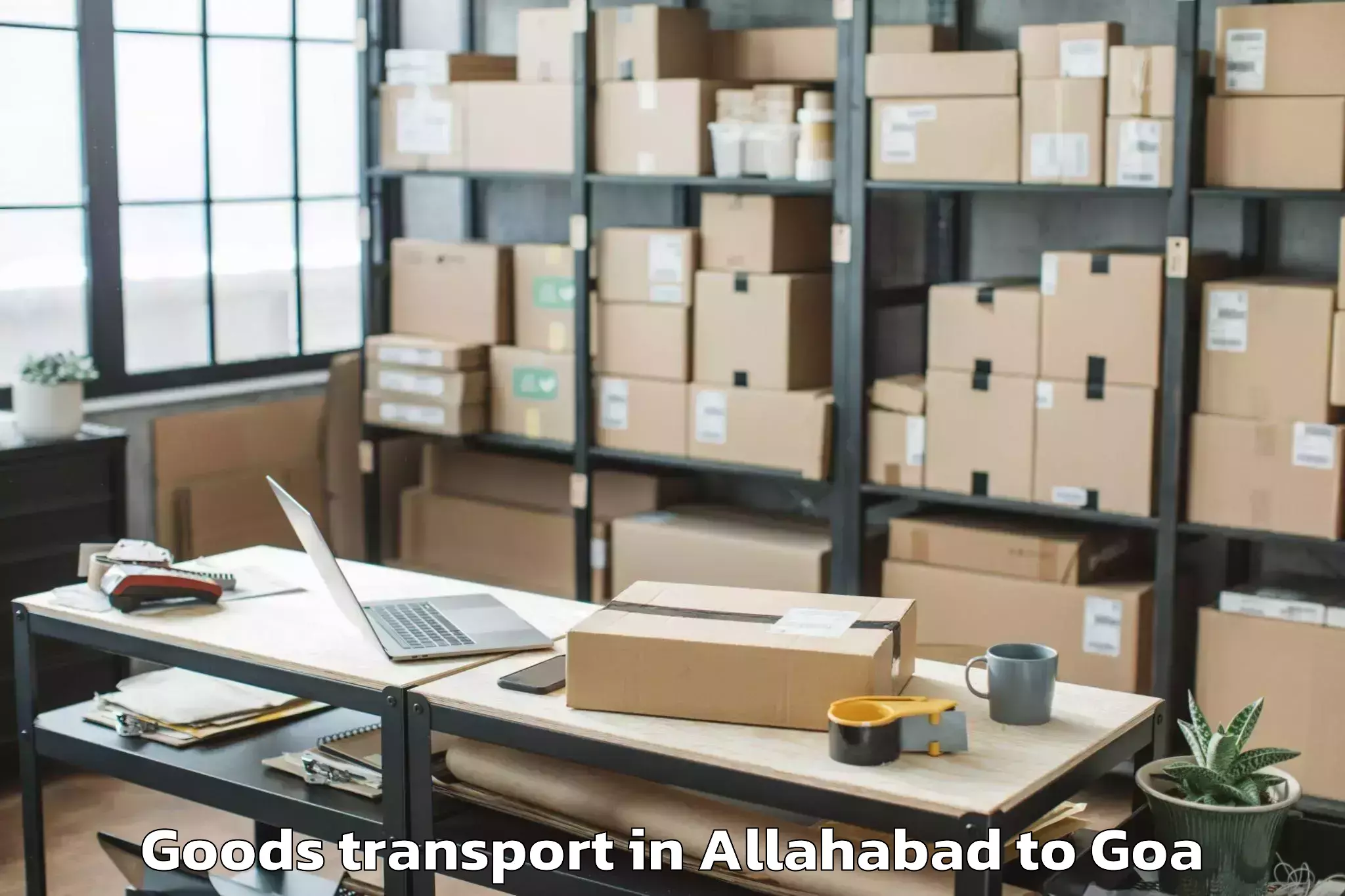 Easy Allahabad to Pilerne Goods Transport Booking